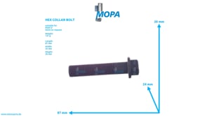 HEX COLLAR BOLT - 51900200298 suitable for MAN D engines