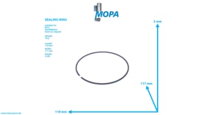 SEALING RING - 5244920181 suitable for MTU engines SEALING RING - 5244920181 suitable for MTU engines