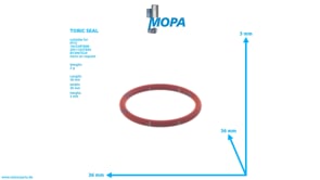TORIC SEAL - 700429030003 suitable for MTU engines