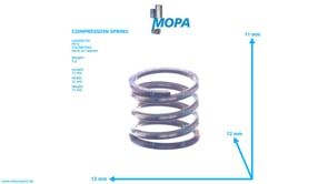 COMPRESSION SPRING - 8699930044 suitable for MTU engines