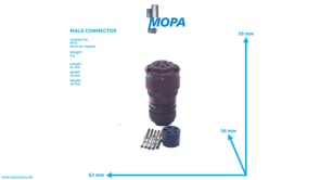 MALE CONNECTOR - 0005314285 suitable for MTU engines