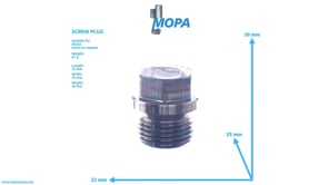 SCREW PLUG - 01110445 suitable for Deutz engines