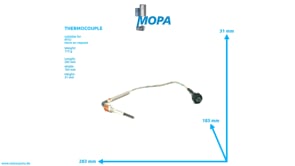THERMOCOUPLE - 0005359960 suitable for MTU engines