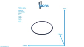 TORIC SEAL - 01150013 suitable for MWM & Deutz engines