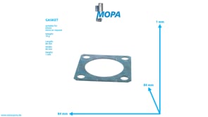 GASKET - 01167545 suitable for Deutz engines