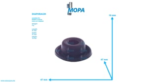 DIAPHRAGM - 01266027 suitable for MWM & Deutz engines