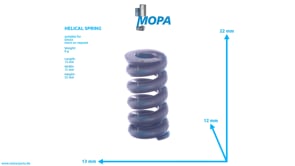 HELICAL SPRING - 01290540 suitable for Deutz engines