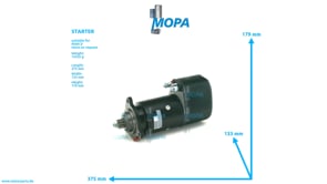STARTER - 51262017057 suitable for MAN D engines