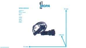 SPEED SENSOR - 0005358133 suitable for MTU engines