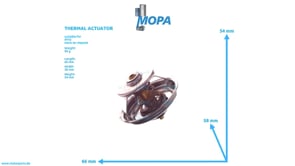THERMAL ACTUATOR - 0042036575 suitable for MTU engines