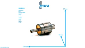 BEARING - 0002000002 suitable for MTU engines
