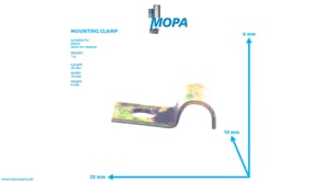 MOUNTING CLAMP - 01121249 suitable for Deutz engines