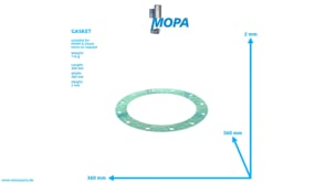 GASKET - 02039433 suitable for MWM & Deutz engines