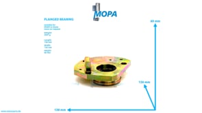 FLANGED BEARING - 02047915 suitable for MWM & Deutz engines