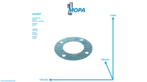 GASKET - 01164295 suitable for Deutz engines