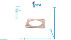 GASKET - 01167543 suitable for Deutz engines
