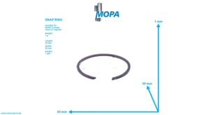 SNAP RING - 01170576 suitable for MWM & Deutz engines