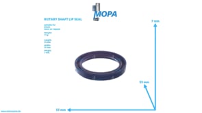 ROTARY SHAFT LIP SEAL - 01171382 suitable for Deutz engines