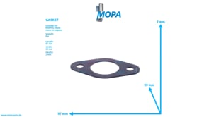 GASKET - 02042224 suitable for MWM & Deutz engines