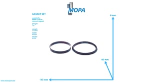 GASKET SET - 02045701 suitable for MWM & Deutz engines