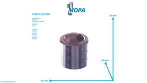 PUMP PLUNGER - 81121050017 suitable for MAN D engines