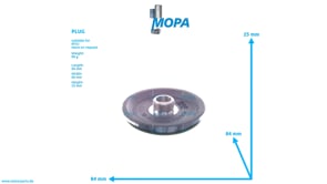 STECKSTUECK - 0000110021 passend für MTU Motoren