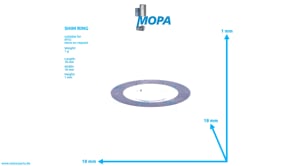 SHIM RING - 000988012016 suitable for MTU engines