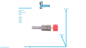 INJECTION NOZZLE - 0020170912 suitable for MTU engines