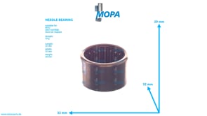 NEEDLE BEARING - 0029811810 suitable for MTU engines
