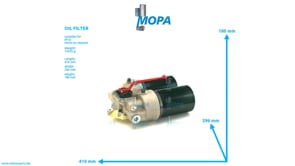 OELFILTER - 0001801010 passend für MTU Motoren