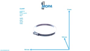 CLAMP - 01138380 suitable for Deutz engines