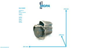 OIL PUMP - 0021804101 suitable for MTU engines