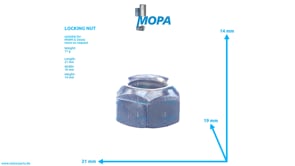 LOCKING NUT - 01150004 suitable for MWM & Deutz engines