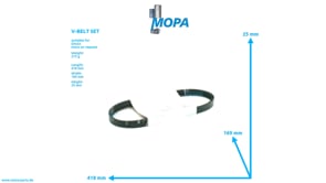 V-BELT SET - 01181775 suitable for Deutz engines