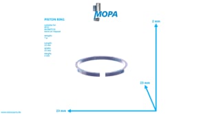 KOLBENRING - 8690960040 passend für MTU Motoren