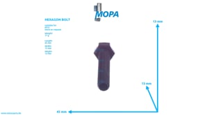 HEXAGON BOLT - 000933008111 suitable for MTU engines