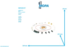 REPAIR KIT - 0000901680 suitable for MTU engines