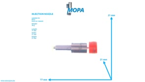 INJECTION NOZZLE - 0010178012 suitable for MTU engines