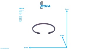 CIRCLIP - 01107843 suitable for Deutz engines