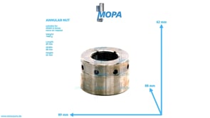 ANNULAR NUT - 02000386 suitable for MWM & Deutz engines