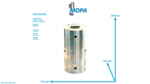 PISTON PIN - 02037856 suitable for MWM & Deutz engines