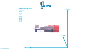 INJECTION NOZZLE - 0433272038 suitable for Bosch engines