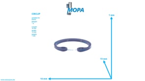 CIRCLIP - 01107803 suitable for Deutz engines