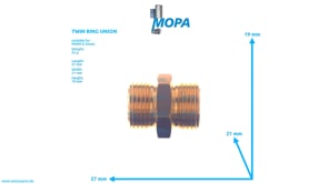 TWIN RING UNION - 01119118 suitable for MWM & Deutz engines