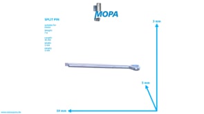 SPLIT PIN - 01132637 suitable for Deutz engines