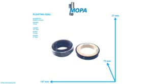 FLOATING SEAL - 02049386 suitable for MWM & Deutz engines