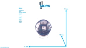 BALL - 01116964 suitable for Deutz engines