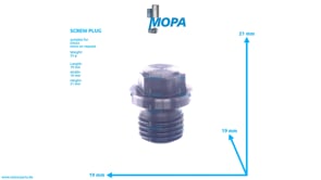 SCREW PLUG - 01148427 suitable for Deutz engines