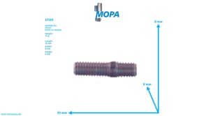 STUD - 01153346 suitable for Deutz engines