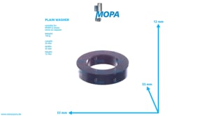 PLAIN WASHER - 01154446 suitable for MWM & Deutz engines